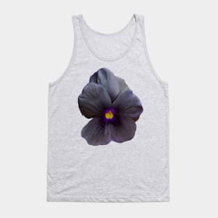 Black Viola Flower Photo Tank Top